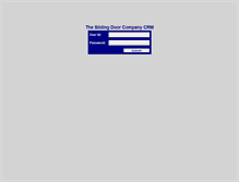 Tablet Screenshot of crm.slidingdoorco.com
